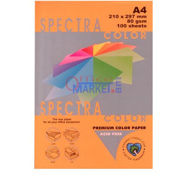 Spectra Color Paper 80gm Pack of 100 Sheets